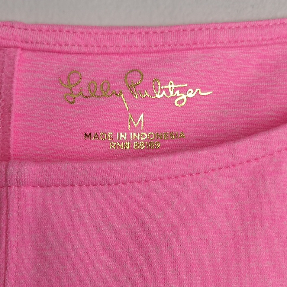 Lilly Pulitzer Vibrant Pink Long Sleeve Tee - Picture 2 of 7